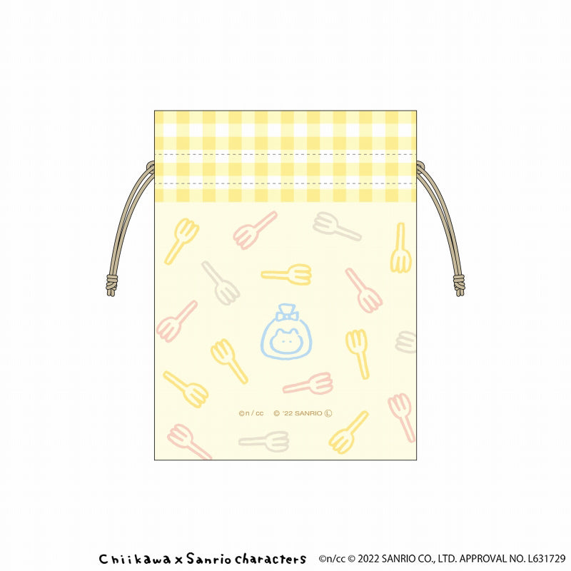 吉伊卡哇×三麗鷗角色 豆子布袋（POMPOMPURIN×CHIIKAWA）