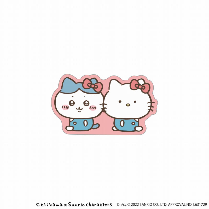 ちいかわ×サンリオキャラクターズ アクリルクリップ（キティハチワレ）