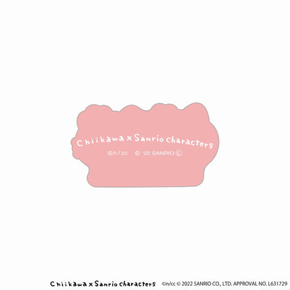 ちいかわ×サンリオキャラクターズ アクリルクリップ（キティハチワレ）