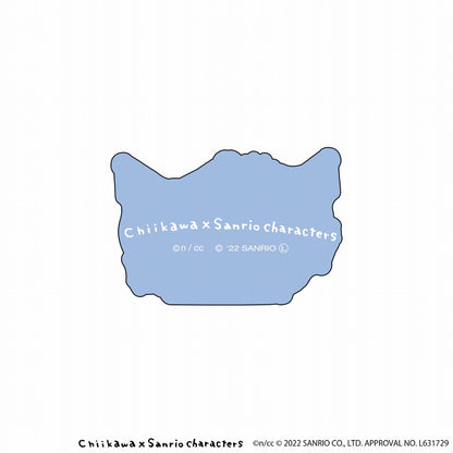 ちいかわ×サンリオキャラクターズ アクリルクリップ（クロミモモンガ）