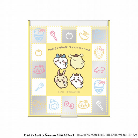 Chiikawa × Sanrio Characters Mirror M (Pompompurin × Chiikawa)