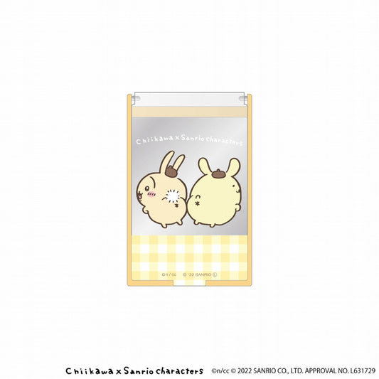 Chiikawa × Sanrio Characters Mirror S (Pom Pom Purin Usagi)