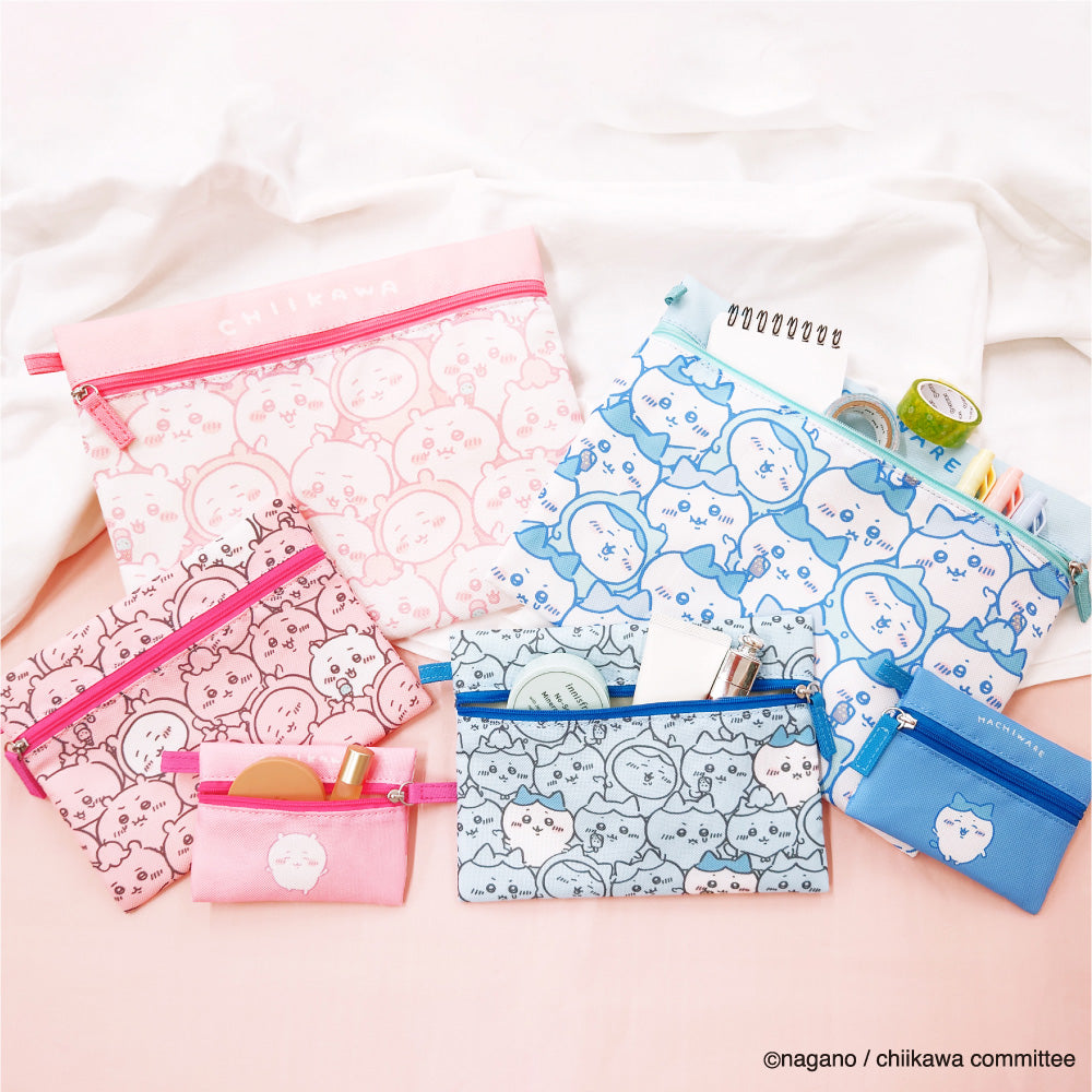 Chiikawa 3-Link Pouch (Full of Hachiware)