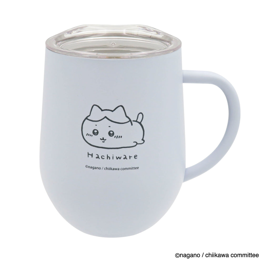 Chiikawa Lid Stainless Steel Mug (Hecha Hachiware)