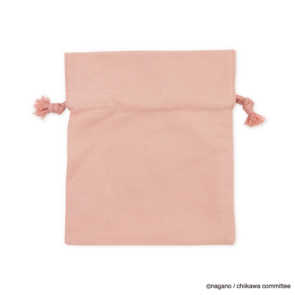 ちいかわ ふわふわワッペン 巾着（ちいかわ）