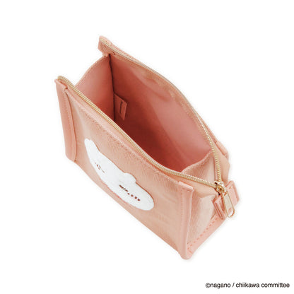 ちいかわ ふわふわワッペン ミニポーチ（ちいかわ）