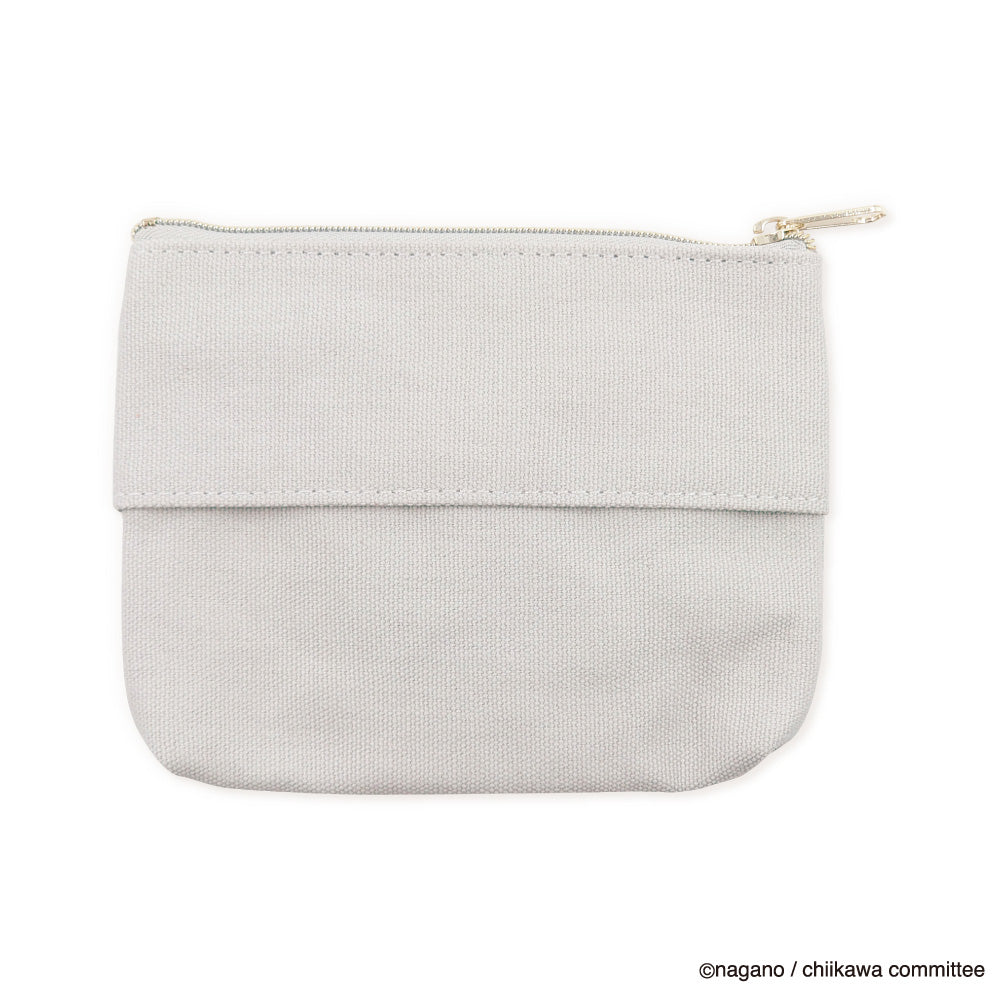 Chiikawa Fluffy Patch Tissue Pouch (Hachiware)