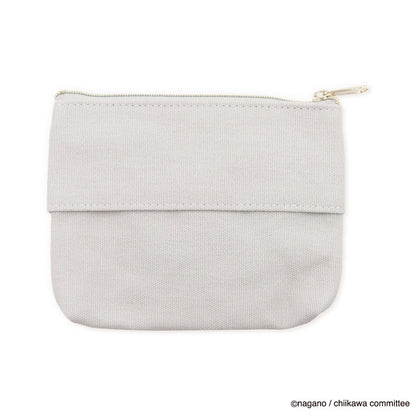 Chiikawa Fluffy Patch Tissue Pouch (Hachiware)