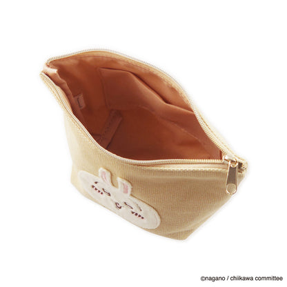 Chiikawa Fluffy Patch Boat-Shaped Pouch (Usagi)
