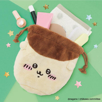 Chiikawa Face Drawstring Bag (Kurimanju)