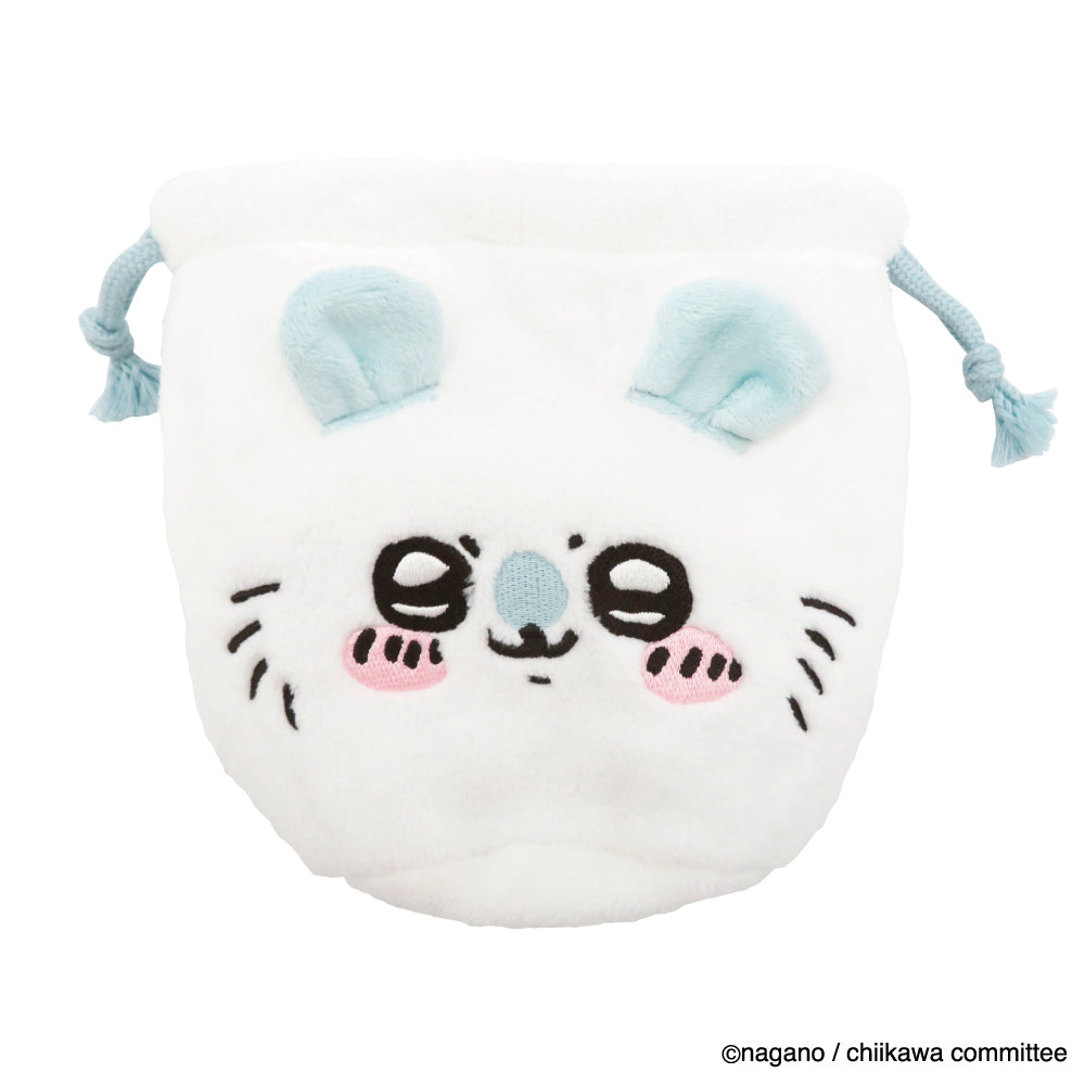 Chiikawa Face Drawstring Bag (Momonga)