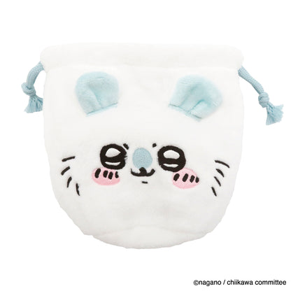 Chiikawa Face Drawstring Bag (Momonga)