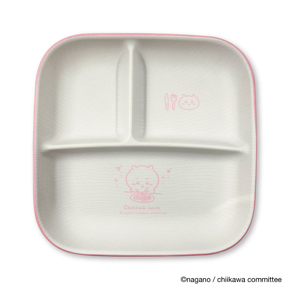 ちいかわ スクエアワンプレートL（ちいかわ）