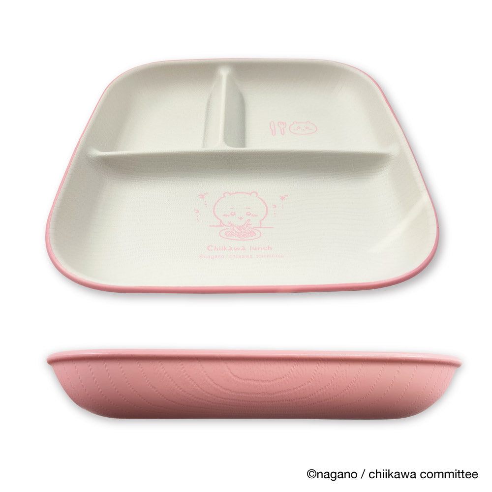 ちいかわ スクエアワンプレートL（ちいかわ）