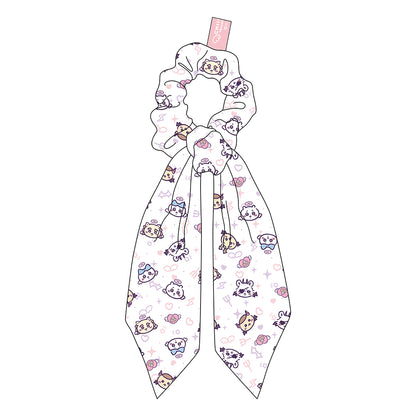 ちいかわ てんし♡あくま シュシュ＆スカーフ WH