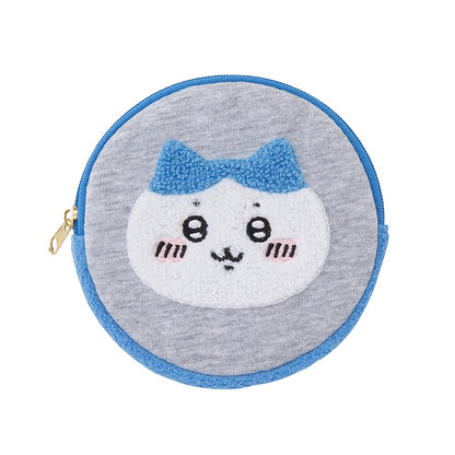 치이카와 사가라 자수 둥근 파우치 (하치와레)