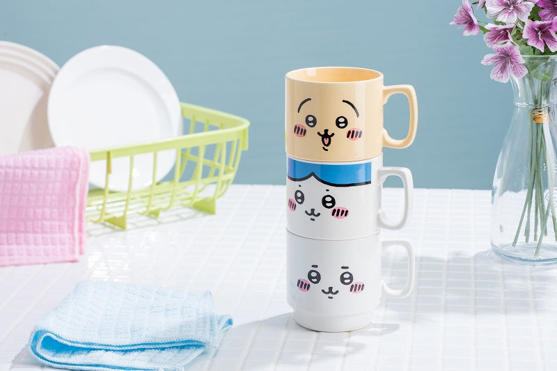 ちいかわ　陶器なスタックマグ（ハチワレ）