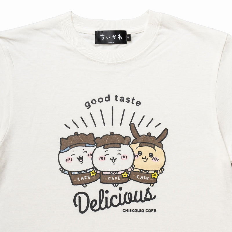 Chiikawa Cafe T-Shirt Delicious Off White