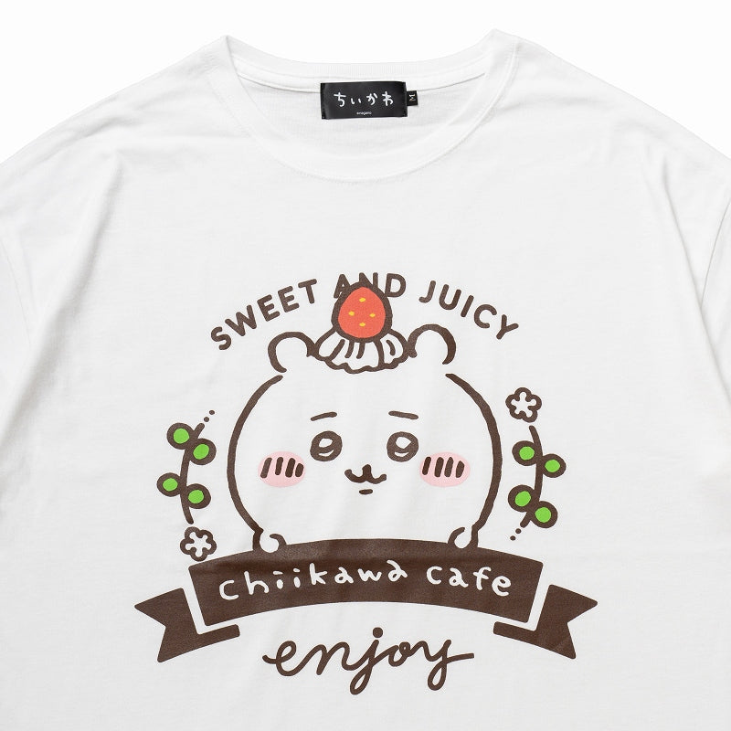 ちいかわ Cafe ビックTシャツ スイーツ ホワイト【１会計 各サイズ２点まで】