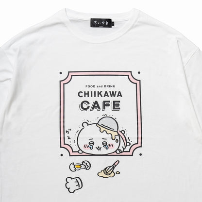 ちいかわ Cafe ビックTシャツ グス泣 ホワイト【１会計 各サイズ２点まで】