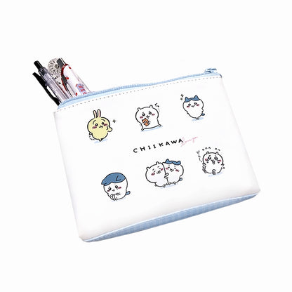 ちいかわ フラットペンポーチ（チェック）