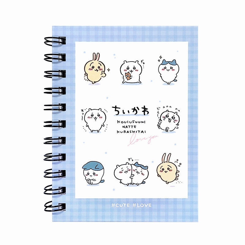 Chiikawa A6W Ring Notebook (Check)