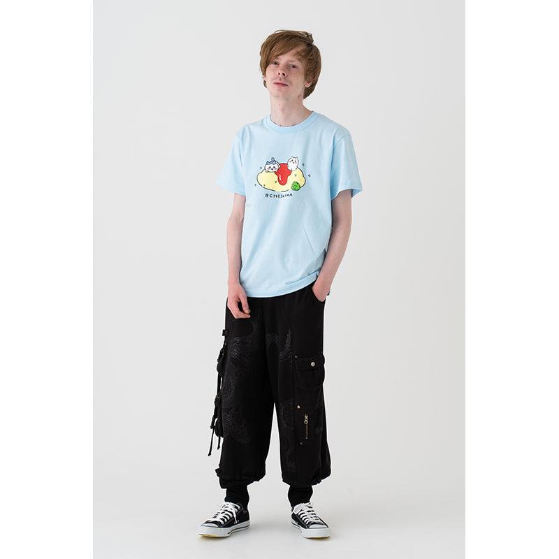 ちいかわ オムライス Tシャツ（ライトブルー）