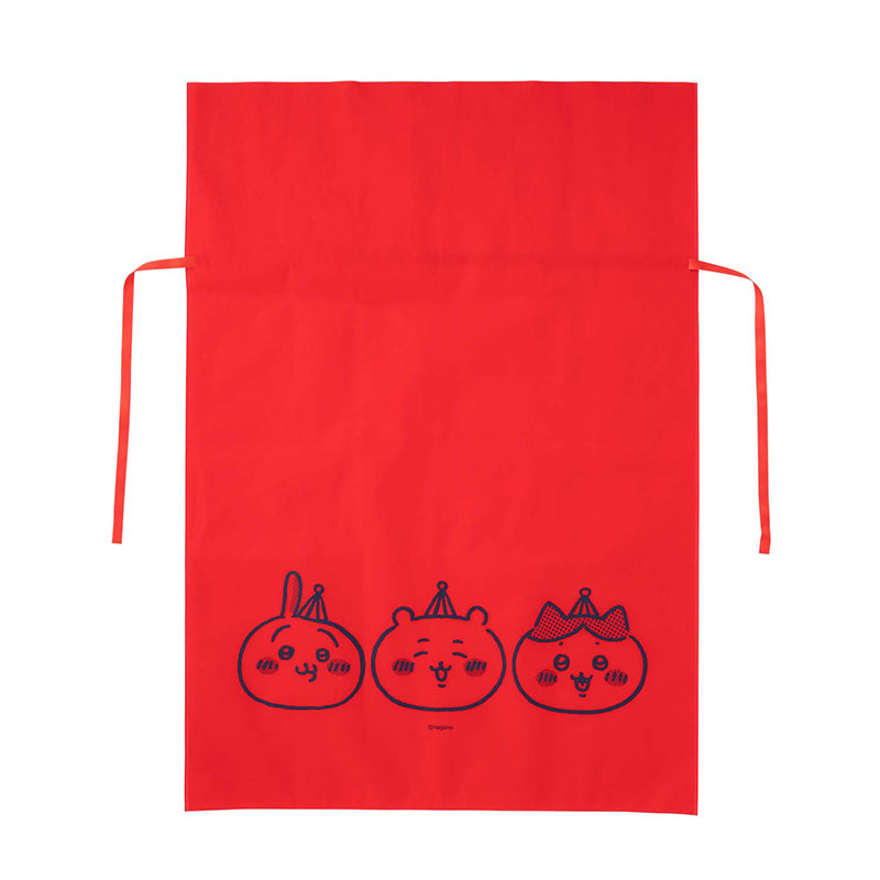 Chiikawa Ribboned Nonwoven Fabric Drawstring Pouch