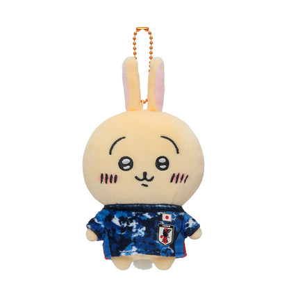 Chiikawa Petit Mini Mascot (Usagi) Japan National Soccer Team Version