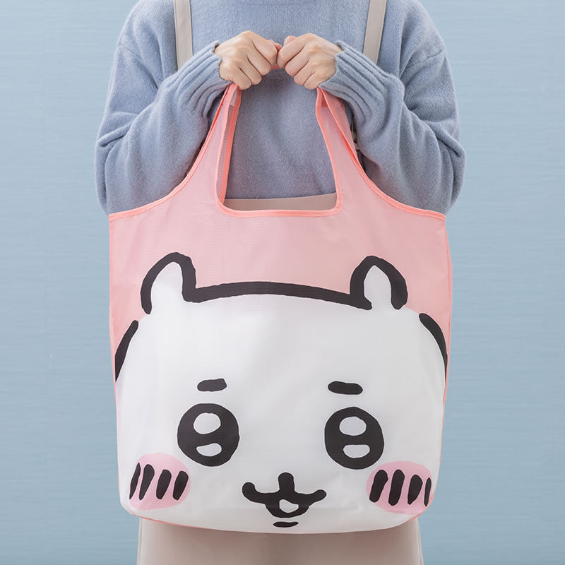 ちいかわ　エコバッグ（ちいかわのおかお）