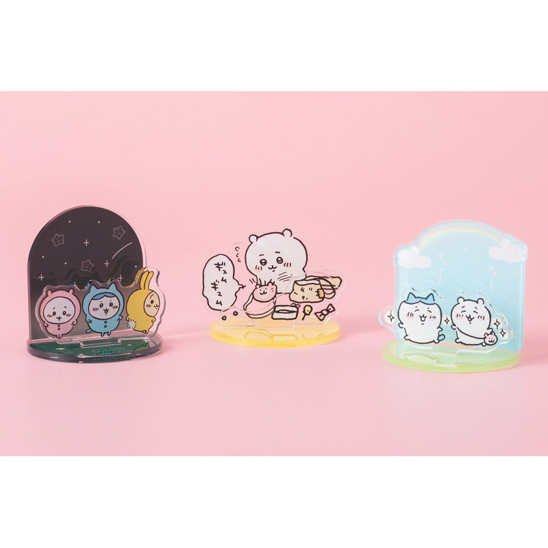 吉伊卡哇 亲密出游迷你亚克力立牌（夜间散步）