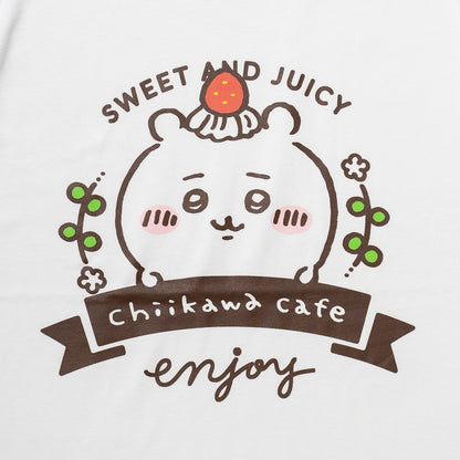 ちいかわ Cafe ビックTシャツ スイーツ ホワイト【１会計 各サイズ２点まで】