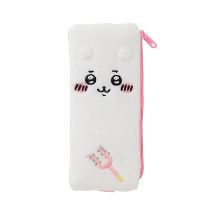 Chiikawa Flat Plush Pen Pouch (With Rubber Band for Attachment to Planner, etc.) (Chiikawa)
