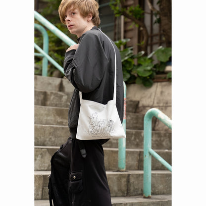 Chiikawa Canvas Sacoche Group (Natural)