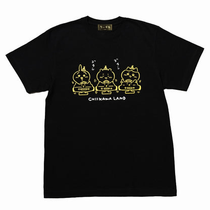 ちいかわらんど Tシャツ ゴーカート ブラック