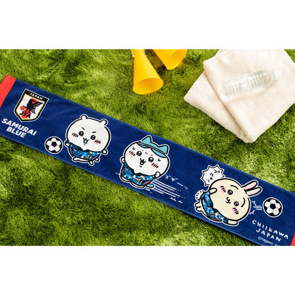 Chiikawa Muffler Towel Japan National Soccer Team Version
