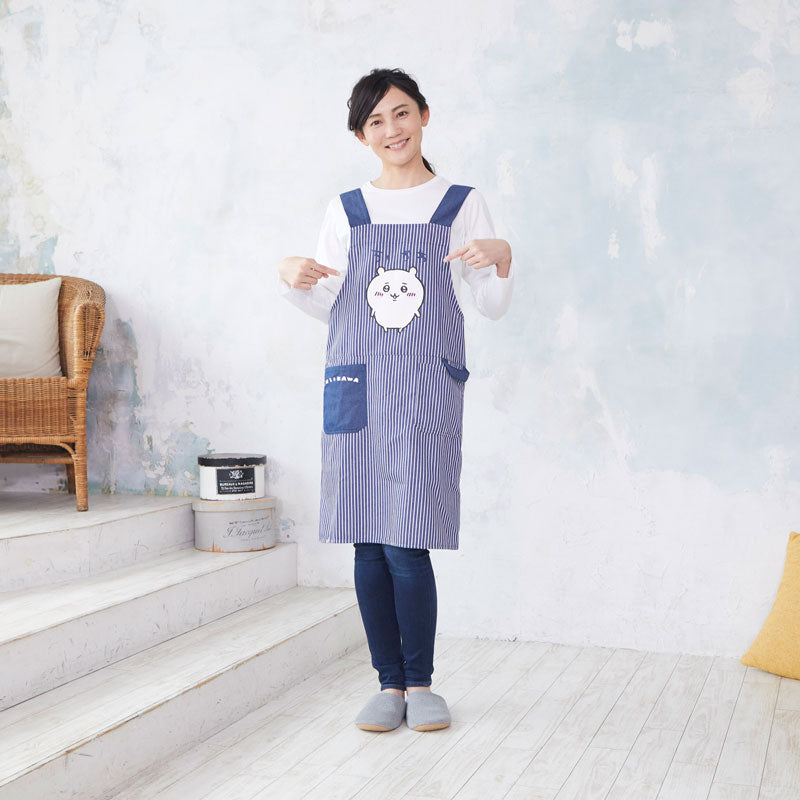 ちいかわ ヒッコリーワーキングエプロン