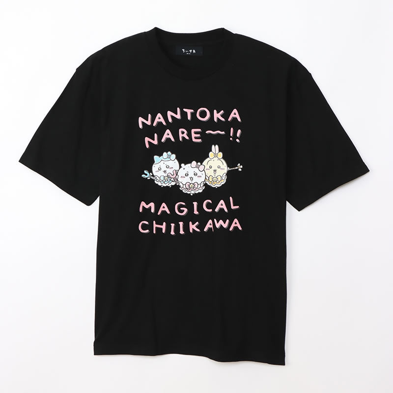 Magical Chiikawa Big T-Shirt Nanto Kana-re Black