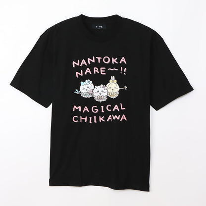 Magical Chiikawa Big T-Shirt Nanto Kana-re Black