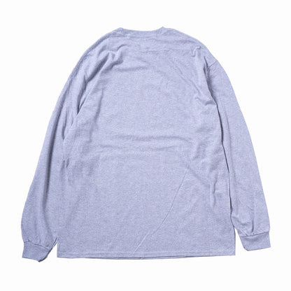 Chiikawa FACE L/S T-Shirt Heather Gray
