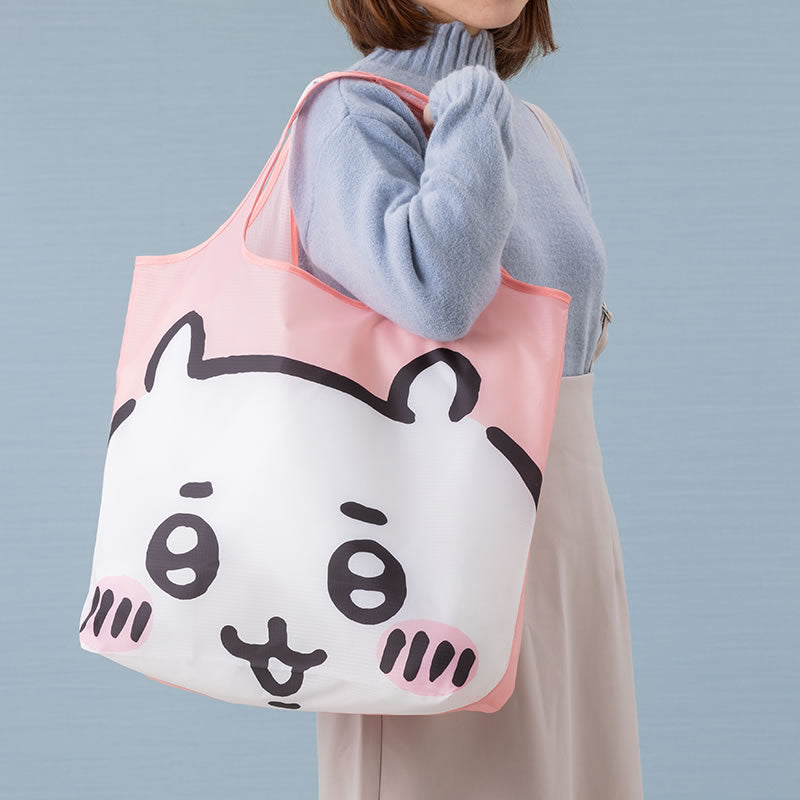 ちいかわ　エコバッグ（ちいかわのおかお）