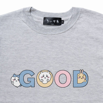 ちいかわ GOOD Tシャツ(アッシュ)