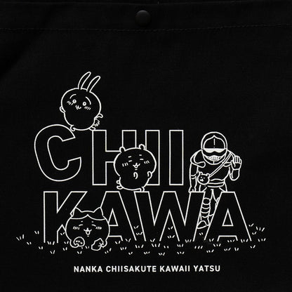 ちいかわ キャンバス サコッシュ 集合（ブラック）