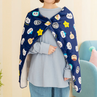 치이카와 따뜻한 3WAY 블랭킷 (네이비)