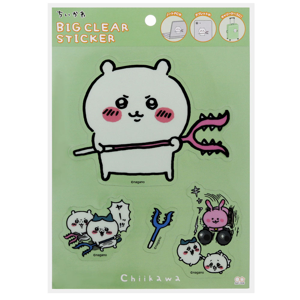 ちいかわ ビッグクリアステッカー 討伐