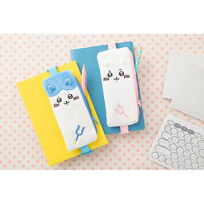 Chiikawa Flat Plush Pen Pouch (With Rubber Band for Attachment to Planner, etc.) (Chiikawa)