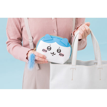 Chiikawa Shell-Shaped Face Pouch (Hachiware)