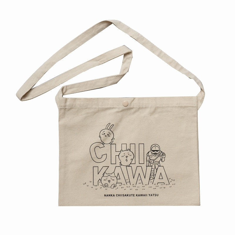 Chiikawa Canvas Sacoche Group (Natural)