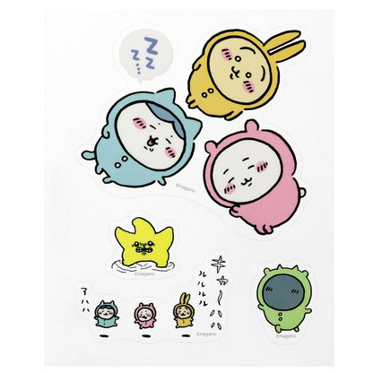 ちいかわ ビッグクリアステッカー パジャマ