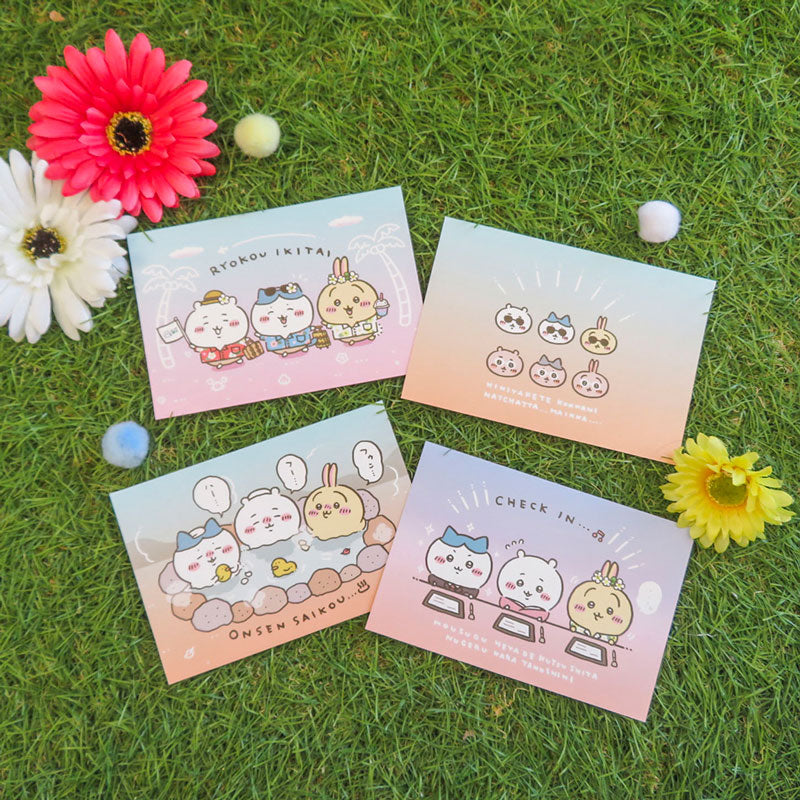 吉伊卡哇 明信片4張組（吉伊卡哇觀光）